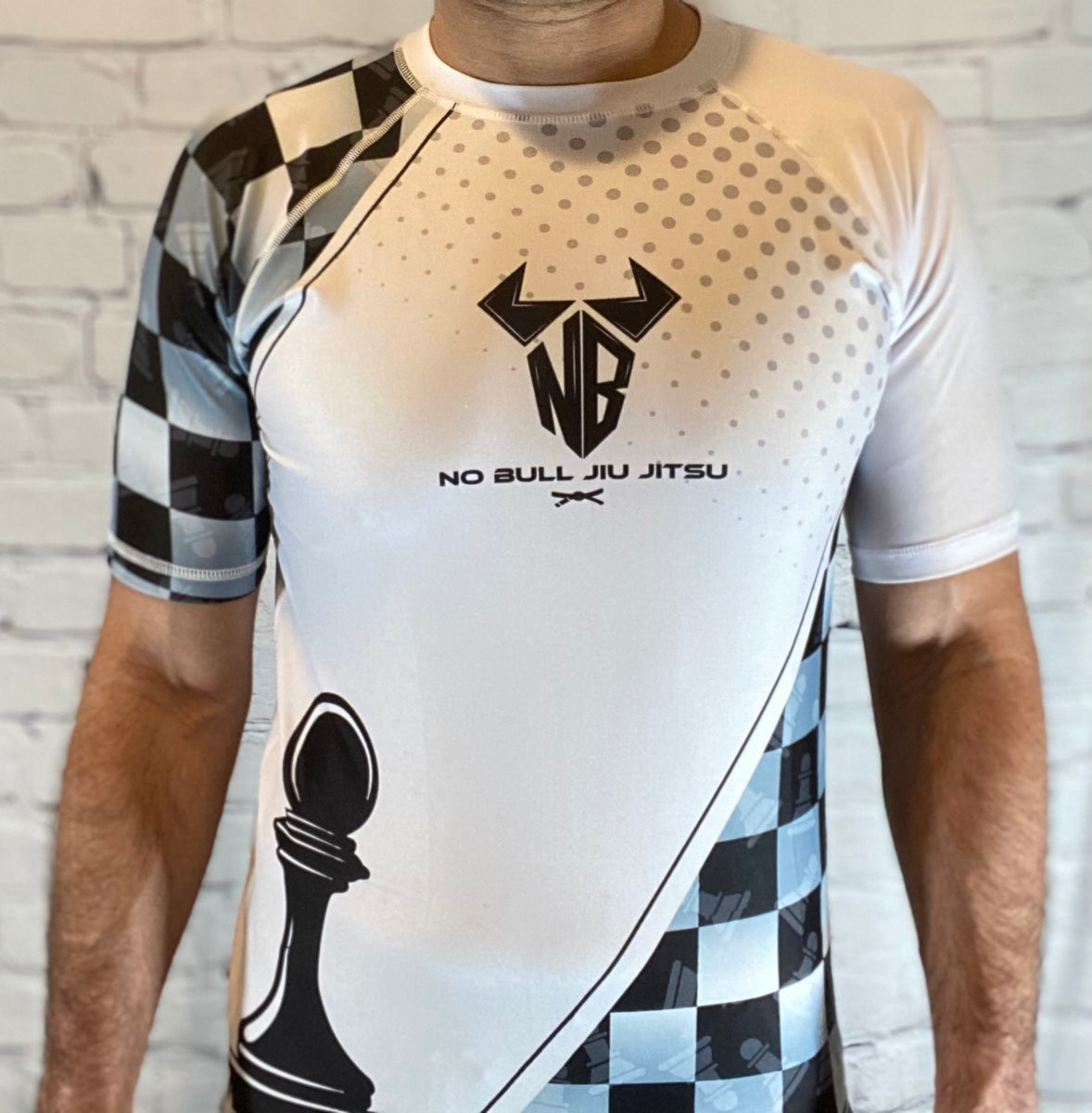 Noble Brands Jiu Jitsu BJJ Rash Guard Men's Bjj No GI MMA Ranked Short